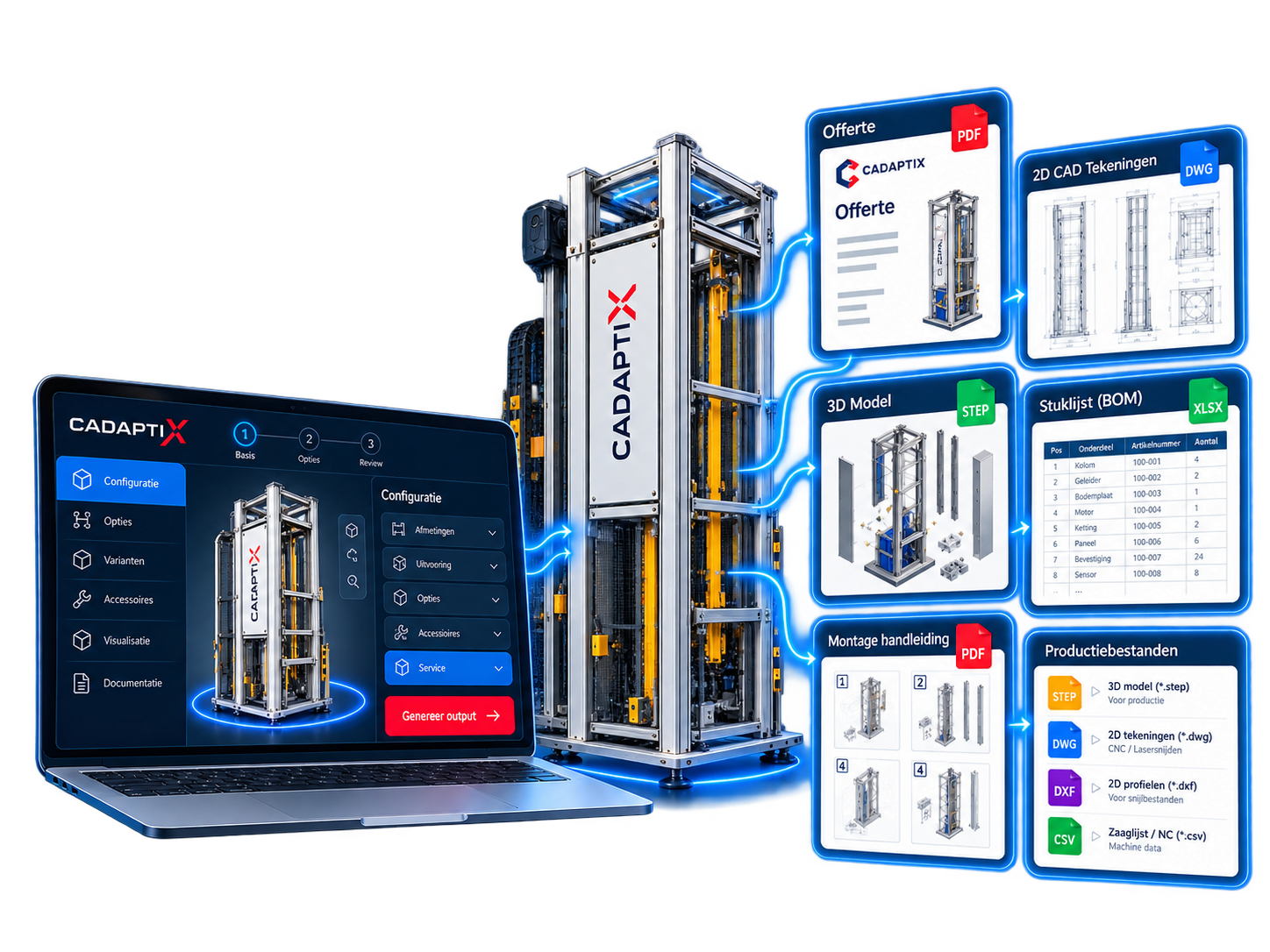 Geautomatiseerde SolidWorks-engineering en technische output